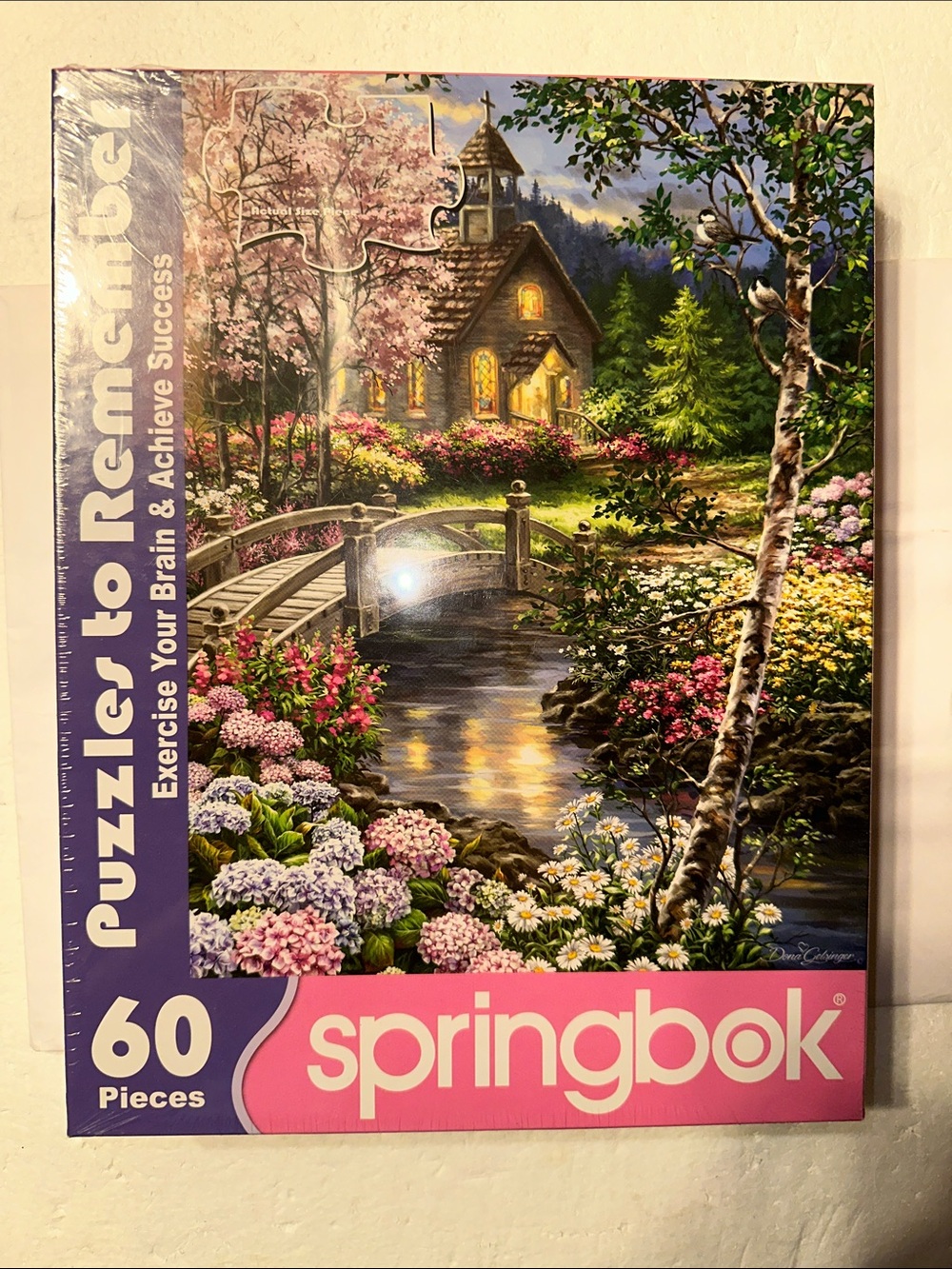 Springbok “Spring Chapel” 60-pieces jigsaw puzzle (new)